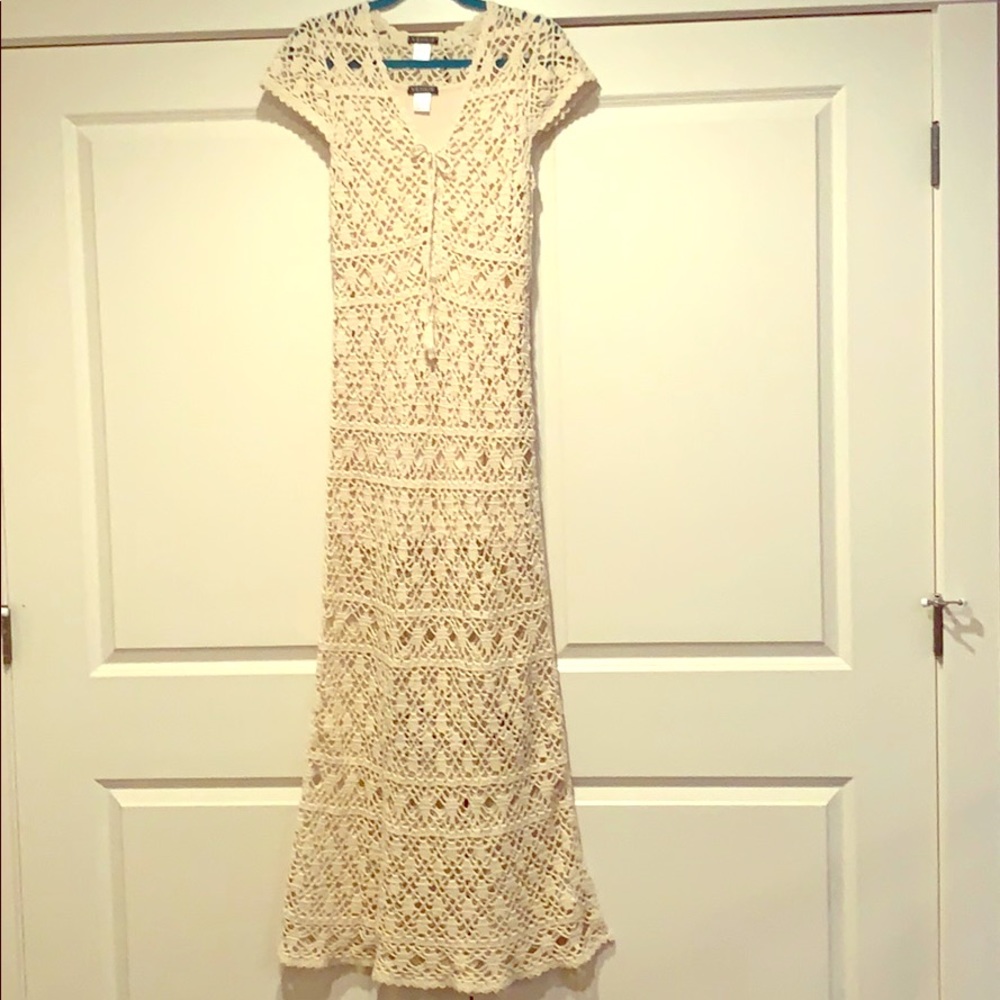 VENUS Crochet Maxi Dress